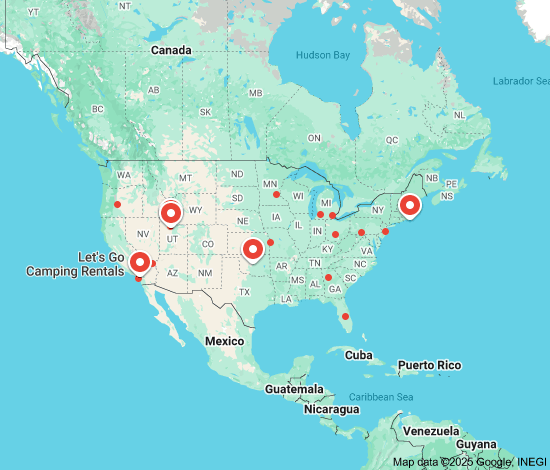 rv rental for camping