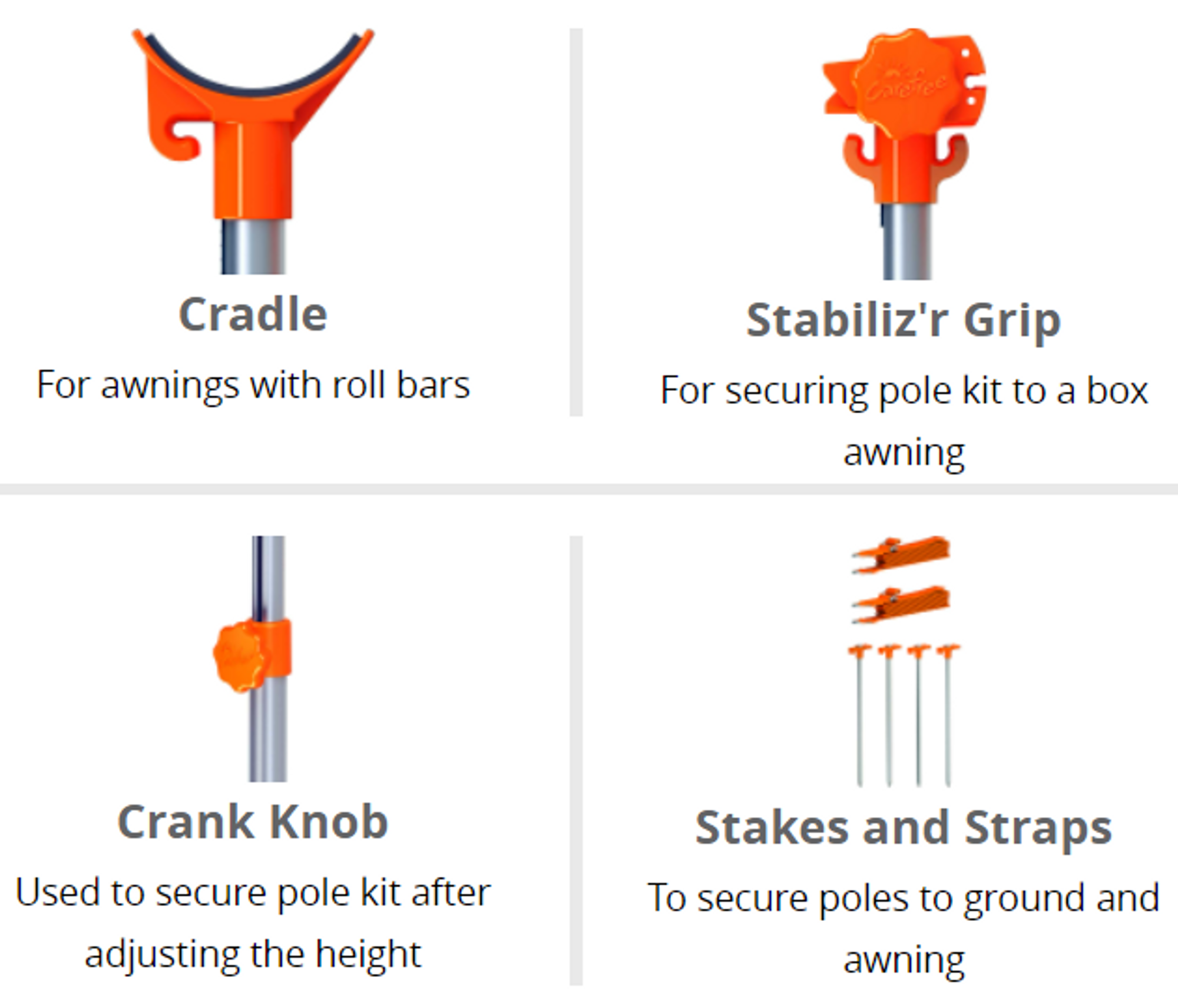 used rv awning parts