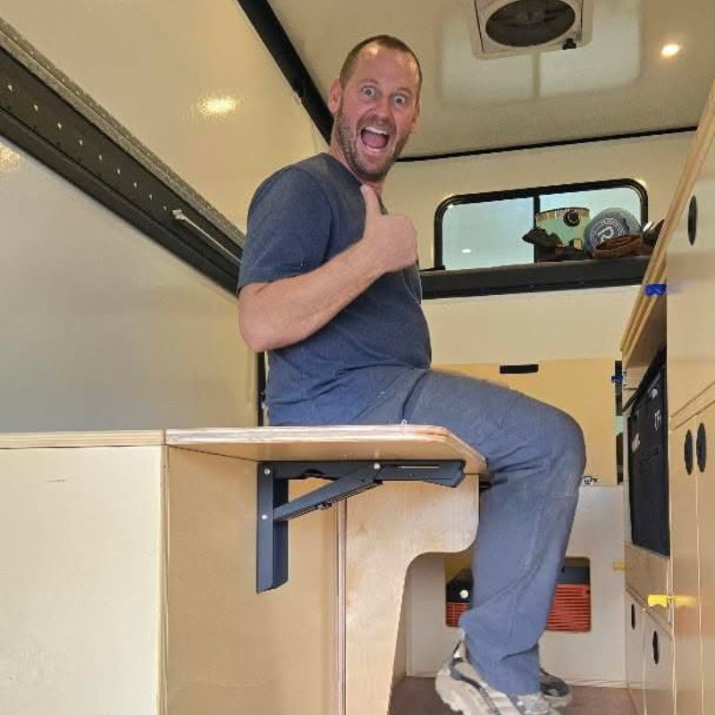 motorhome table bracket